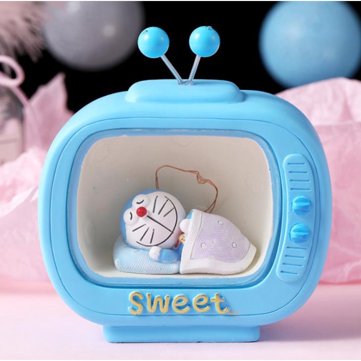 Đèn ngủ Tivi DORAEMON Trang Trí Phòng Ngủ Siêu Dễ Thương