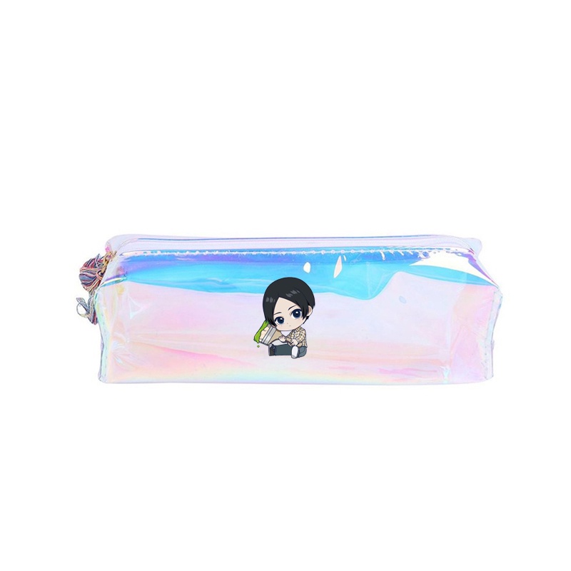 Hộp bút trong in hình BLUE PERIOD anime chibi xinh xắn