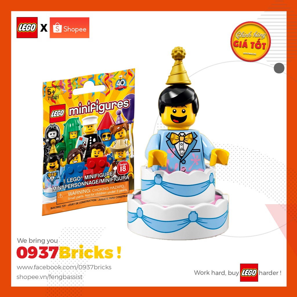 LEGO 71025 Series 18 - Nhân vật Bé Trai Cầm Bóng Bay