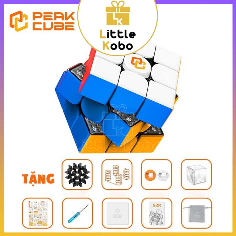 Rubik Peak Cube S3R 3x3 Stickerless Rubic 3 Tầng Có Nam Châm Flagship Cao Cấp Đồ Chơi Trí Tuệ