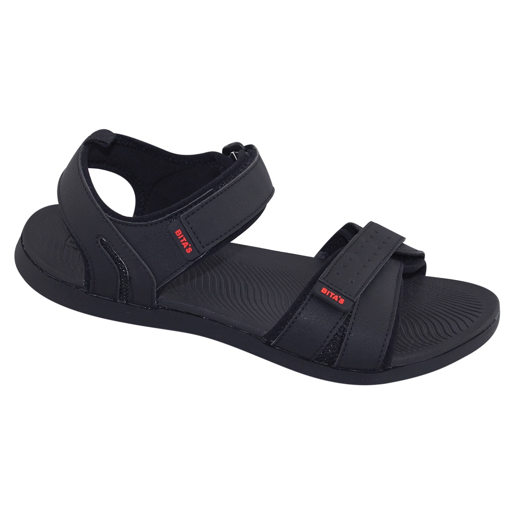 Sandal đế bằng nam Bita's SPS.140 (Đen + Navy + Xám)