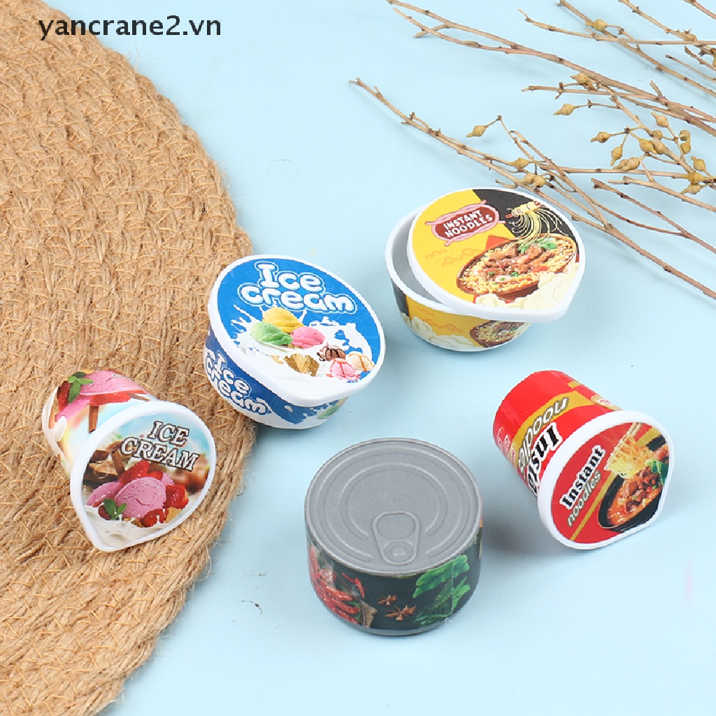 Mô hình kem ốc quế mini tỉ lệ 1: 6 xinh xắn dùng trang trí nhà búp bê