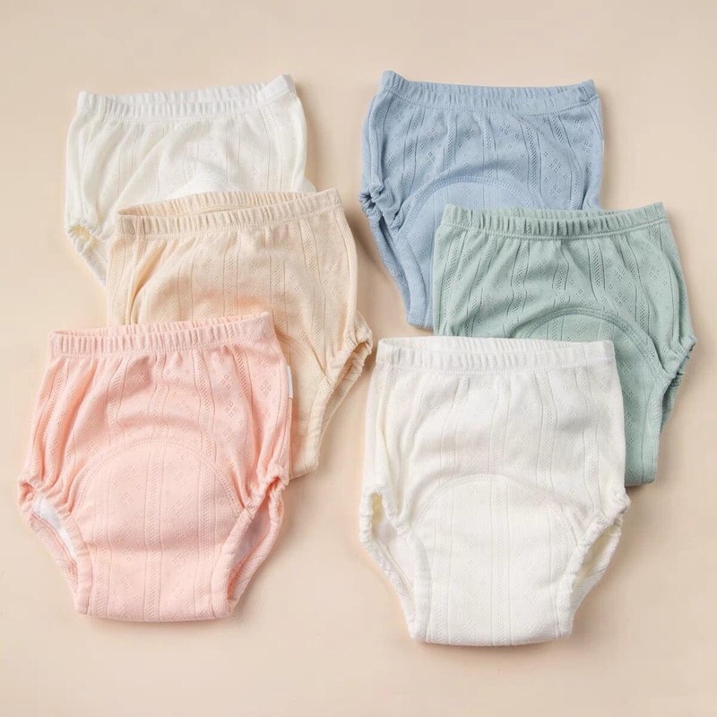 Quần Bỏ Bỉm Thông Hơi Goodmama Cao Cấp 6 Lớp Cho Bé Từ 3 Kg Đến 17 Kg - Cam Baby Shop