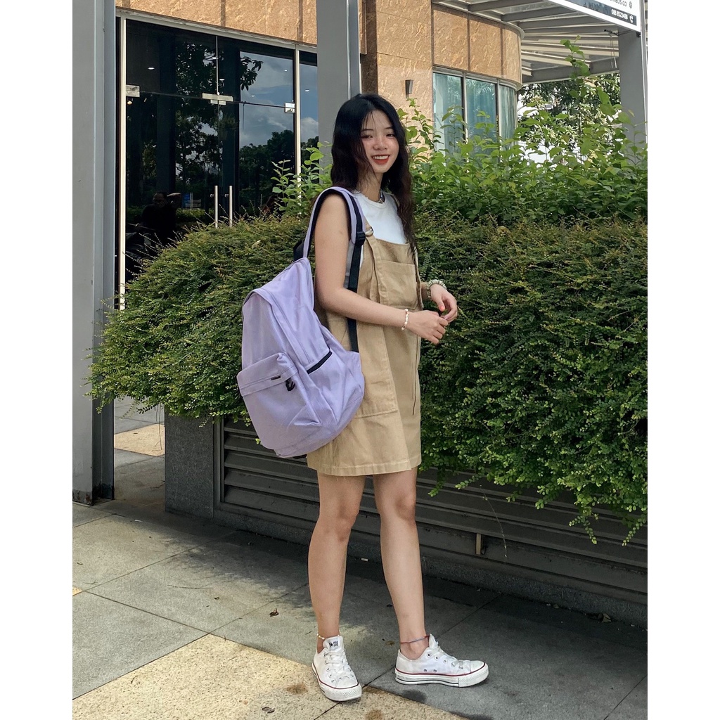 Balo nam nữ đi học thời trang cao cấp cá tính vải dù mềm size lớn (LOUF2 BACKPACK)