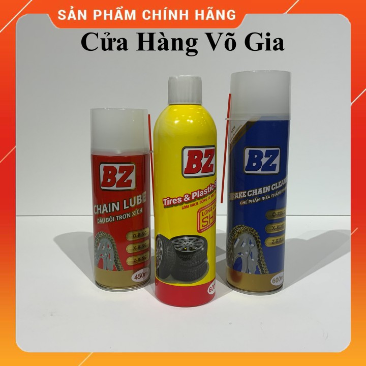 [Mã LIFEAUMAY giảm 10% tối đa 30k đơn 150k] Chai Xịt Dưỡng Sên BZ Chain Lube 450ml