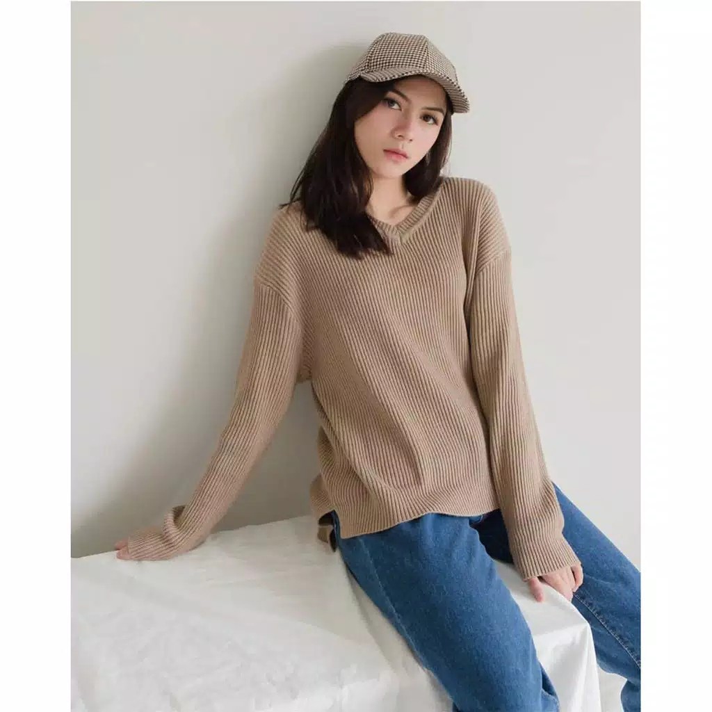 Áo Sweater Nibre Rajut Dáng Dài Thiết Kế Lưng Cao Thời Trang Trẻ Trung Cho Nam