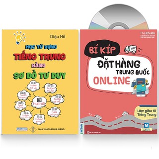 Sách - Combo: Học từ vựng tiếng Trung bằng sơ đồ tư duy + Bí kíp đặt hàng Trung Quốc on
