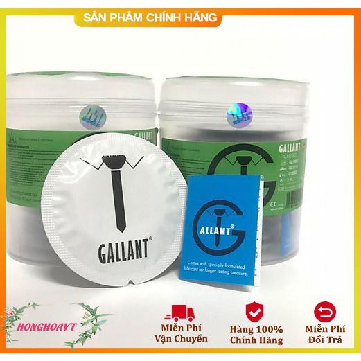 (DEAL SỐC) COMBO 03 Hộp Bao Cao Su GALLANT nhập khẩu từ NGA,Siêu Mỏng, Bền Bỉ, Cảm Giác Thật Nhất (36 chiếc)