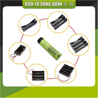 Đế pin 18650 1 cell | 2cell | 3cell | 4 cell, hộp đế pin ra dây và hộp đế pin hàn