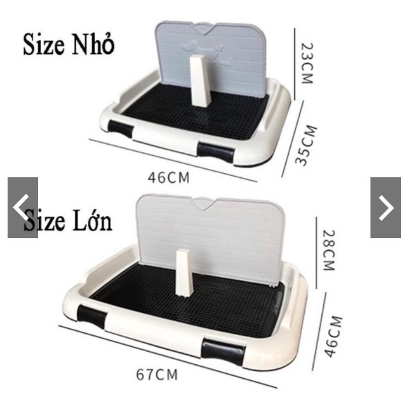 khay vệ sinh cho chó