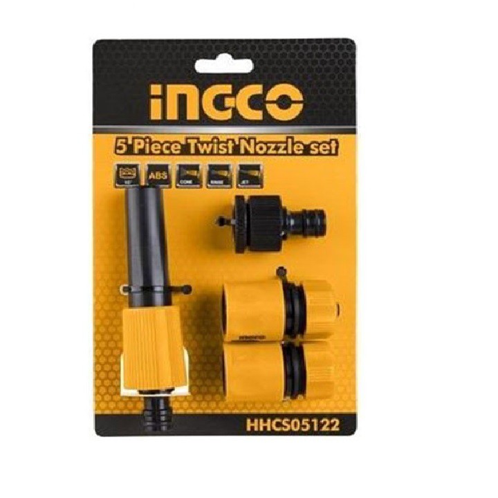 Bộ 5 khớp nối vòi xịt phun nước INGCO HHCS05122