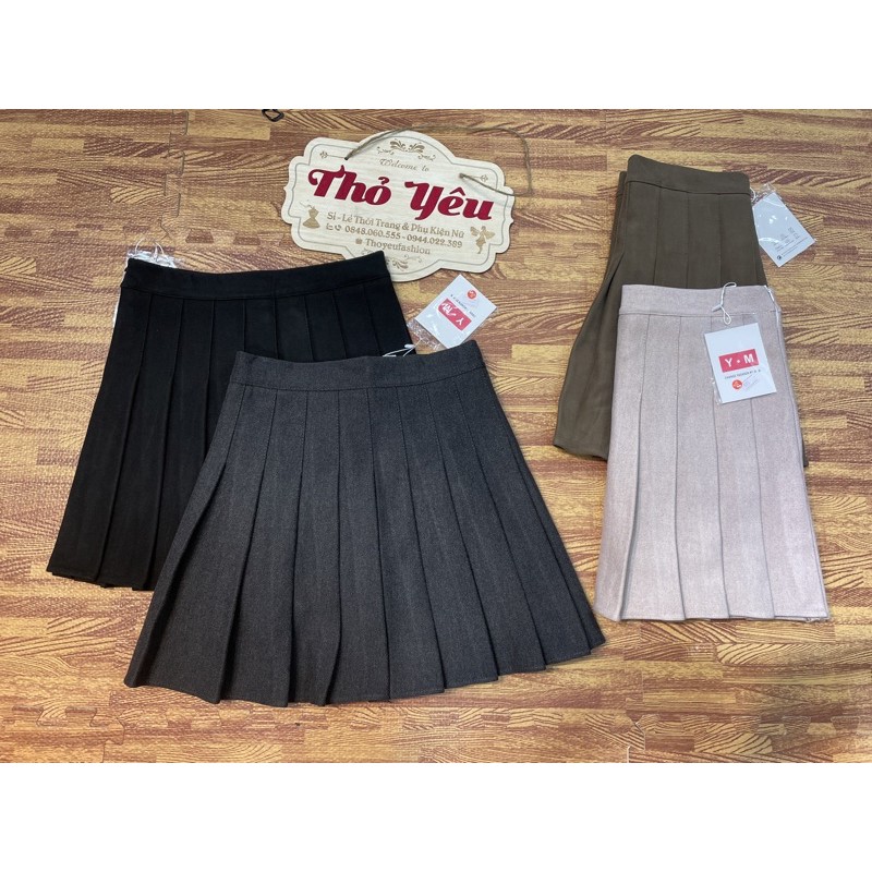 Chân váy tennis chất dạ hàng Quảng Châu Cao cấp M521 | BigBuy360 - bigbuy360.vn