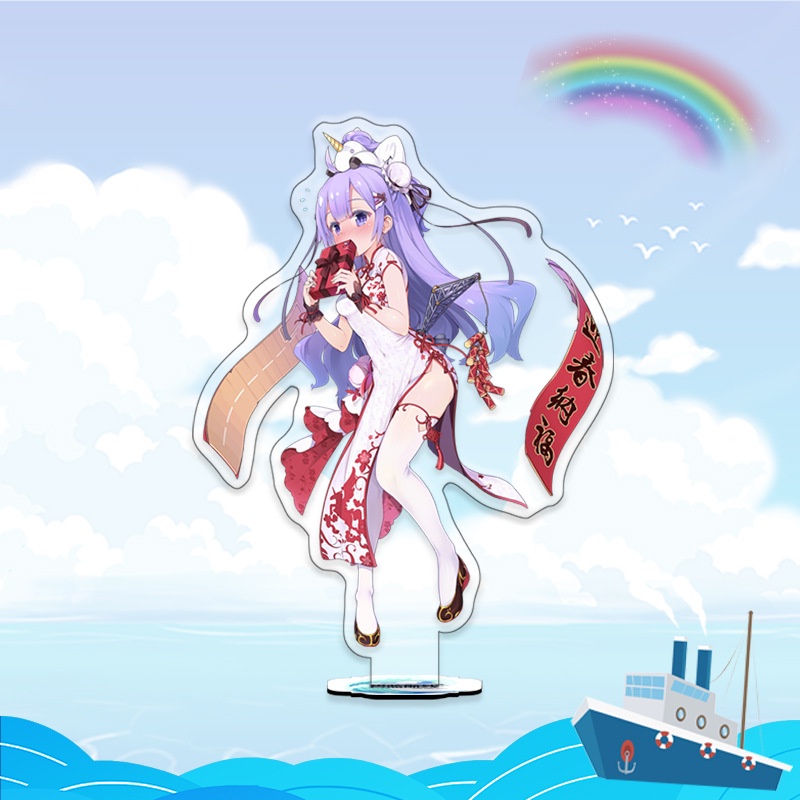 Mô Hình Standee Nhân Vật Game Azur Lane Bằng Acrylic Đứng Để Bàn Trang Trí