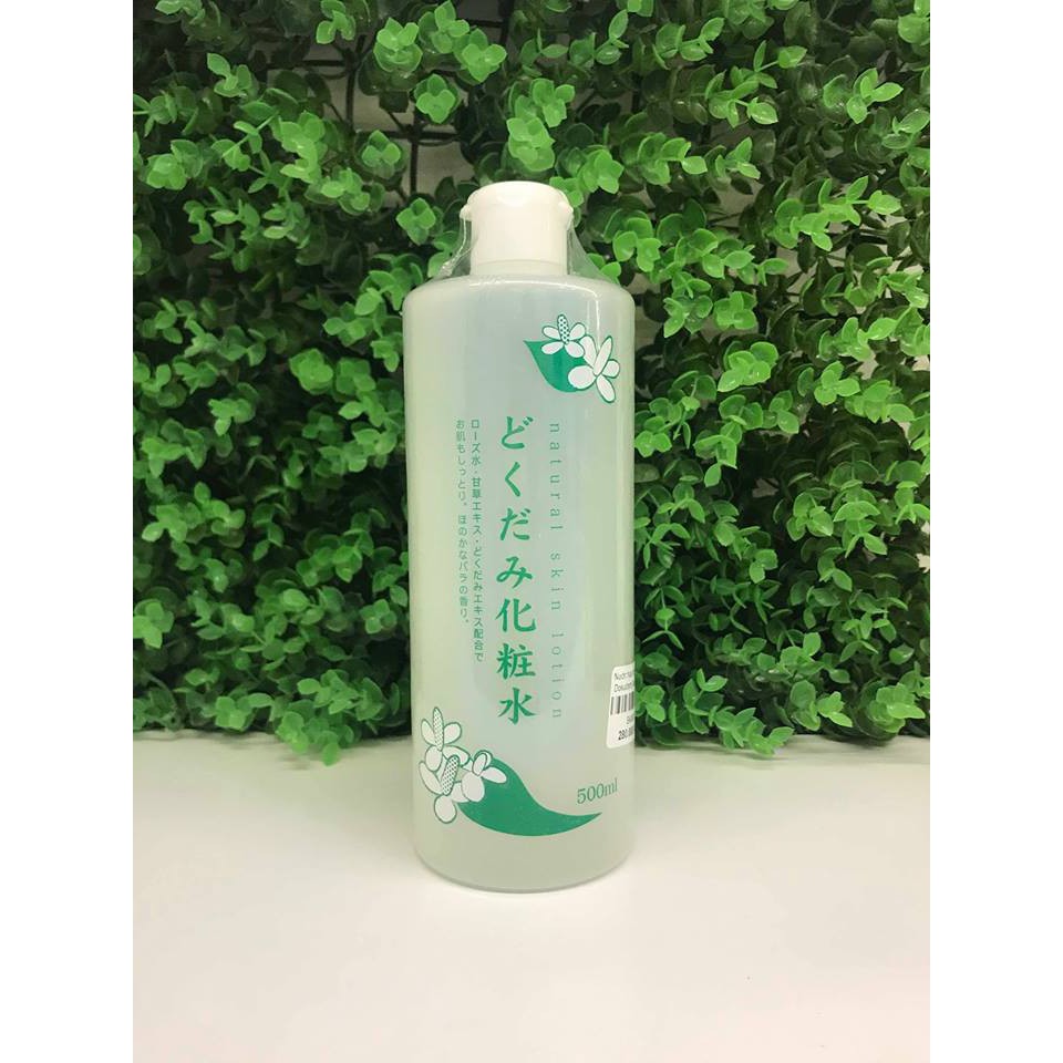 Nước hoa hồng lotion toner diếp cá Dokudami ngăn ngừa mụn 500ml