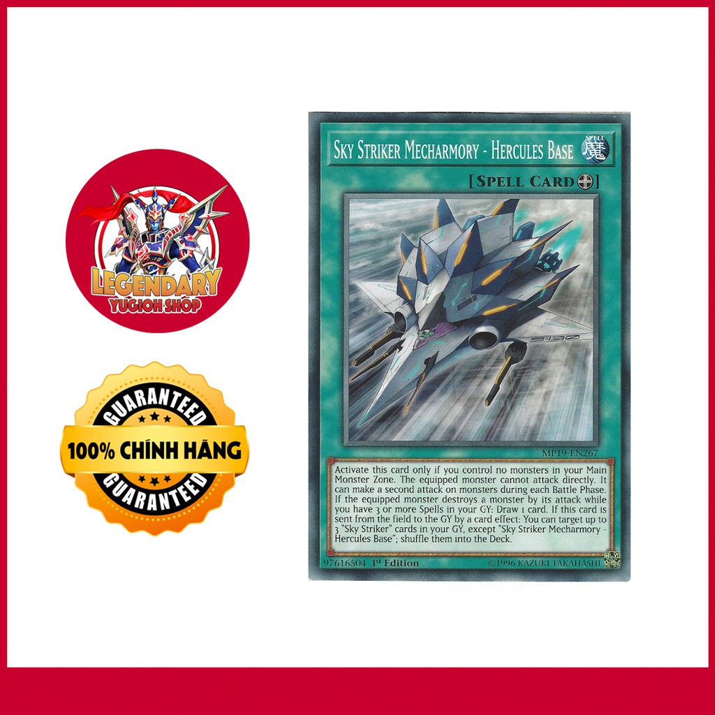 [EN-JP][Thẻ Bài Yugioh Chính Hãng] Sky Striker Mecharmory - Hercules Base