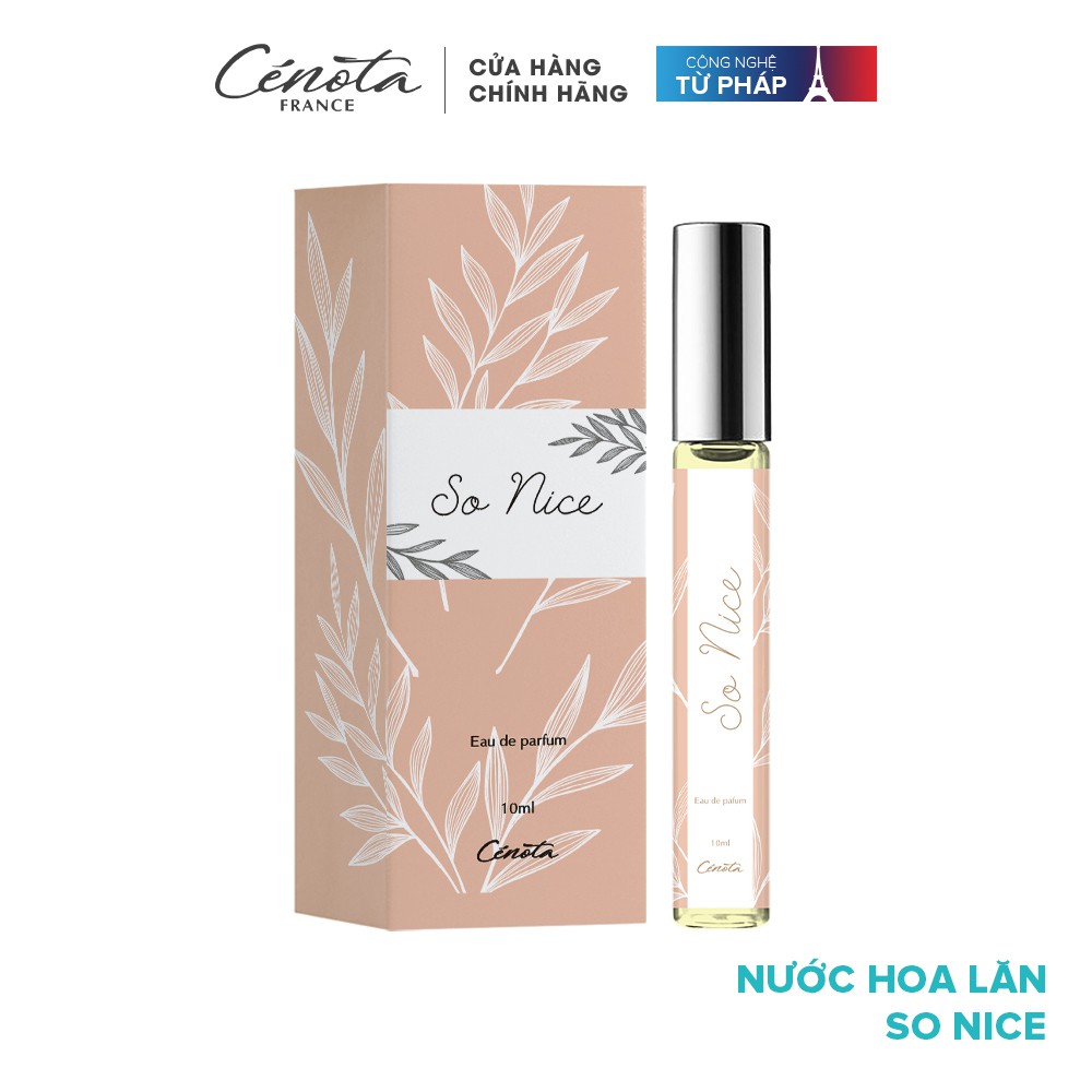 Nước hoa lăn nữ Cenota So Nice 10ml, nước hoa lăn hương vị ngọt ngào từ Pháp