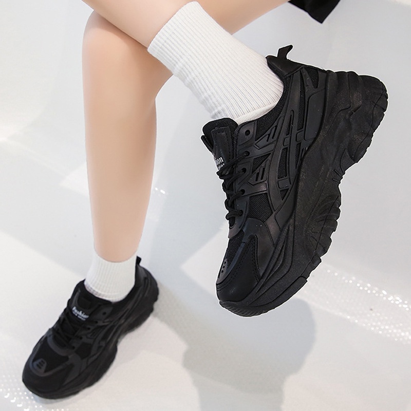 Giày sneaker IELGY đế dày thoáng khí thời trang cho nữ tùy chọn màu sắc