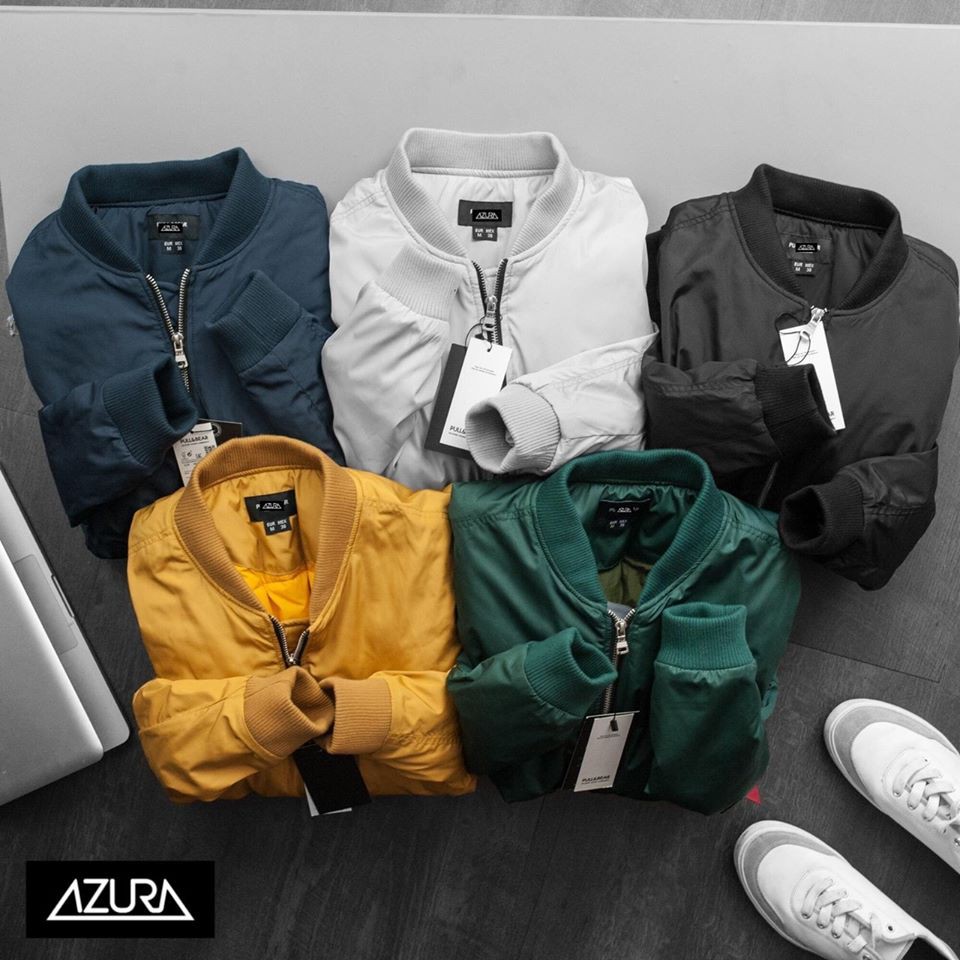 Áo Khoác Bomber 3 lớp Pull&bear