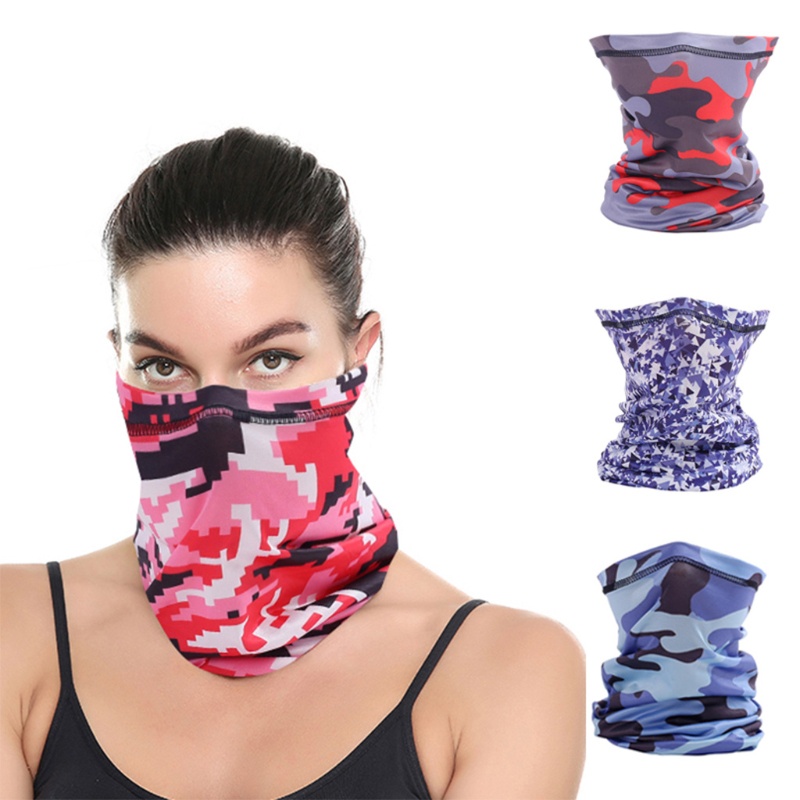 Khăn Choàng Cổ Bandana Thể Thao Hình Tam Giác Họa Tiết Hoa Màu Neon Sáng Phong Cách Hip Hop Unisex