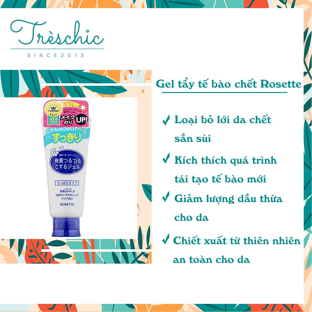 Tẩy Da Chết Dạng Gel Rosette Gommage (Xanh) 120g | BigBuy360 - bigbuy360.vn