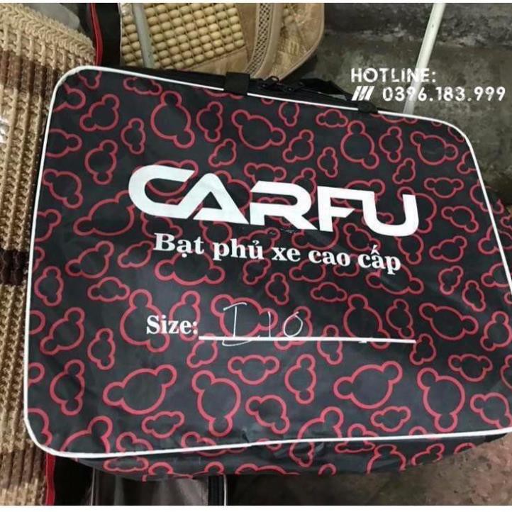 [Giảm giá]  Bạt phủ ô tô cao cấp Carfu cao cấp 3 lớp tráng nhôm chống nắng mưa