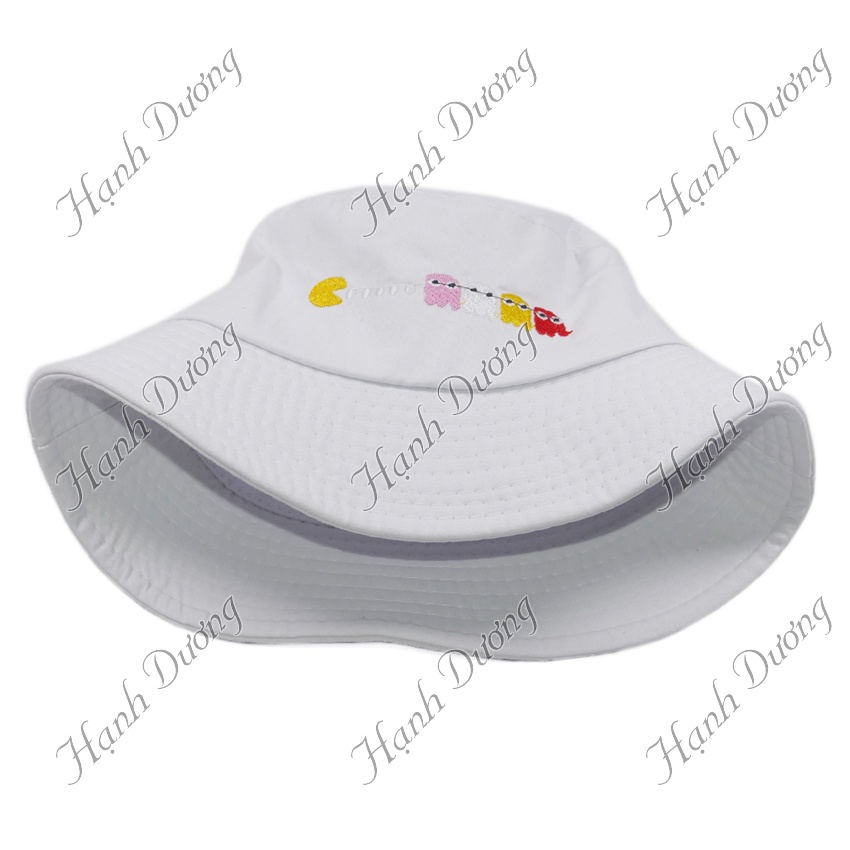 [ Hình thật ] Mũ tai bèo nón bucket hình bạch tuộc dễ thương chất liệu vải cotton thoáng mát dễ thấm hút mồ hôi