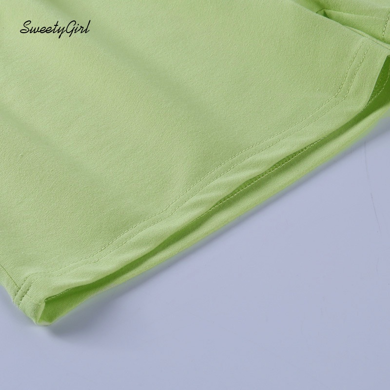 Quần Short Thể Thao Lưng Cao Co Giãn Màu Trơn Thời Trang Cho Nữ