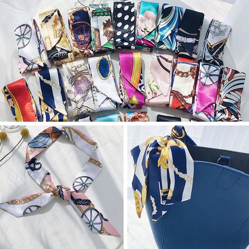 [SALE SỐC] khăn lụa turban quấn túi đa năng giá rẻ