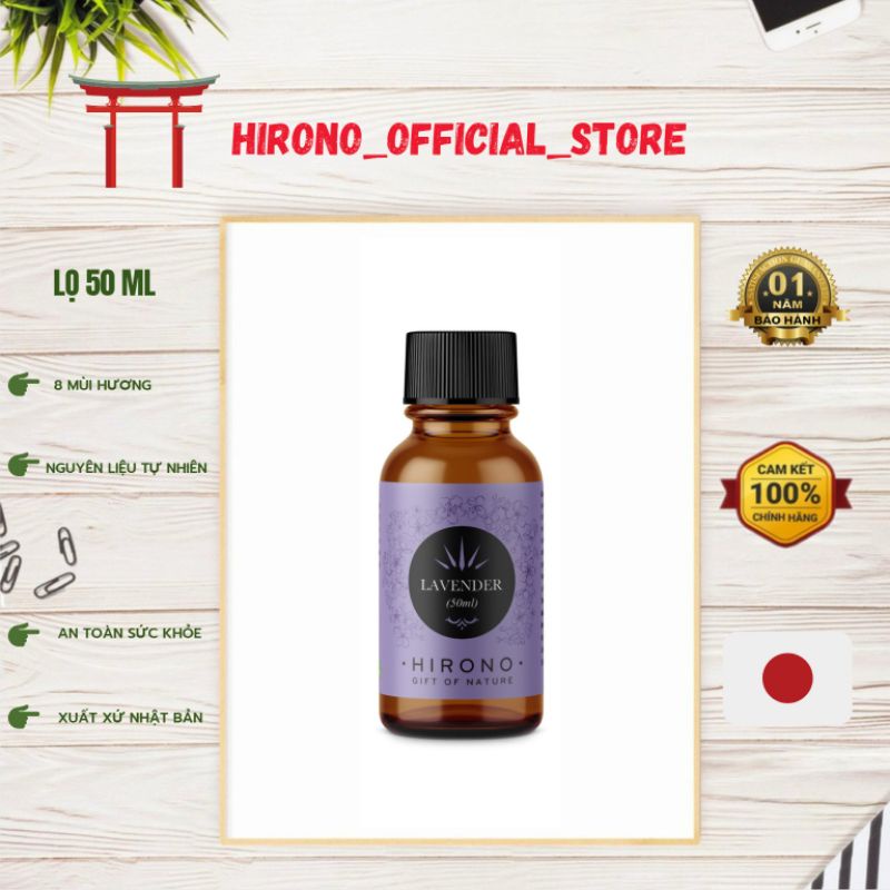 🔴LỌ 50ML - HIRONO🔴Tinh Dầu HIRONO Công Nghệ JAPAN|Phân Phối Chính Hãng