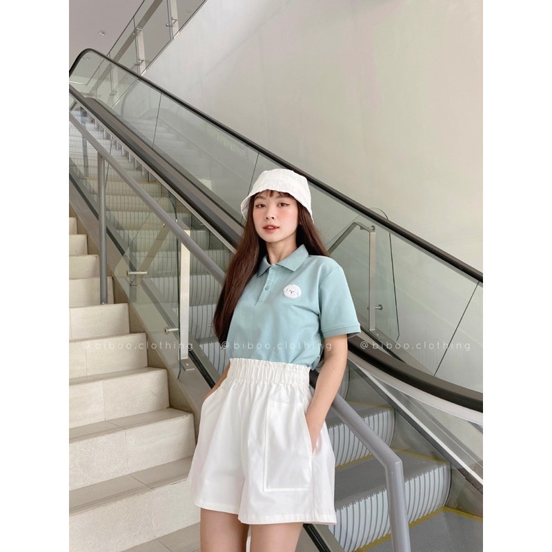 Áo polo CHÓ XÙ TRẮNG | BigBuy360 - bigbuy360.vn