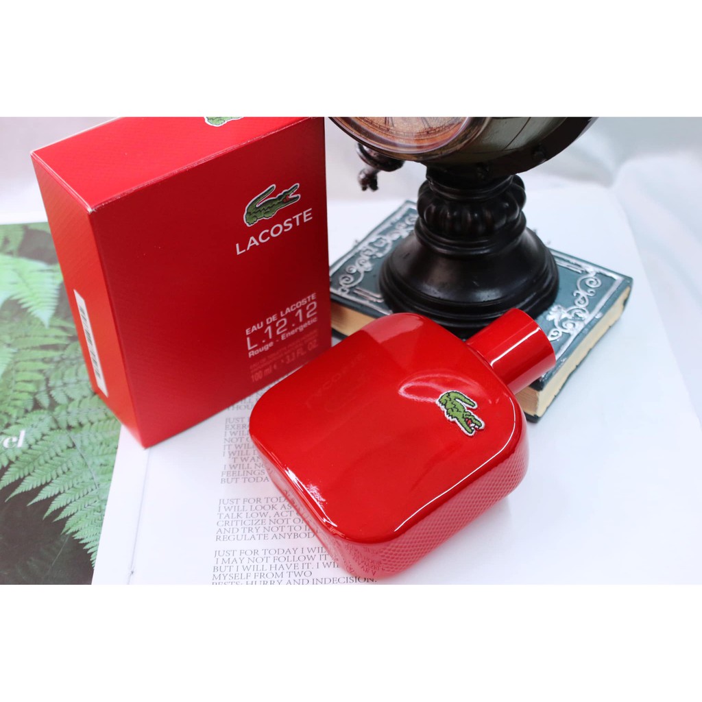 [Chính hãng] Nước hoa nam Lacoste L12.12 Rouge Energetic EDT Pour Homme 100ML