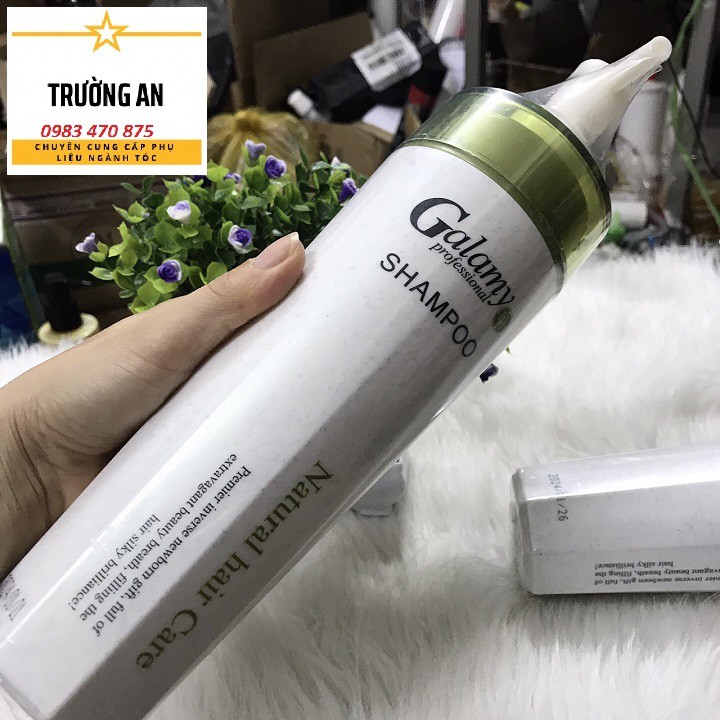 Dầu gội xả Cặp Galamy Maca Oil 1600ml