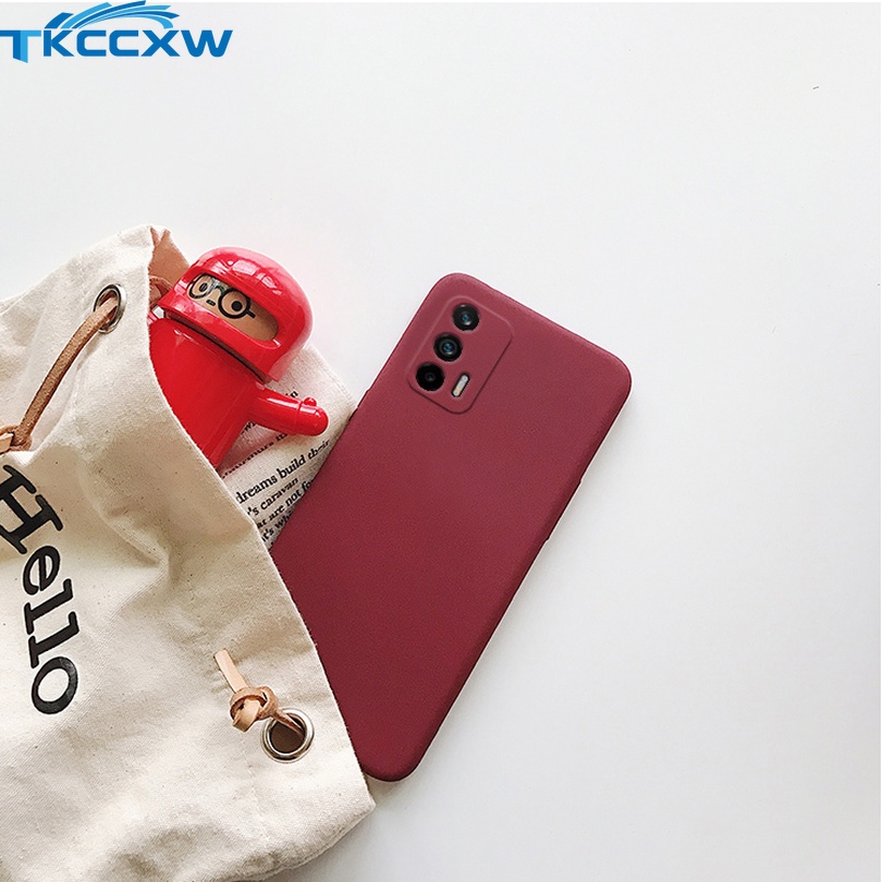 Ốp Điện Thoại Silicon Mềm Cát Nhám Chống Dấu Vân Tay Cho Realme C31 C35 GT Neo3T GT2 Pro Narzo 50 Pro 50A Prime