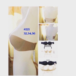 Áo ngực không dây chống tụt Thái lan 221 mặc áo hở vai size 34 đến size 36