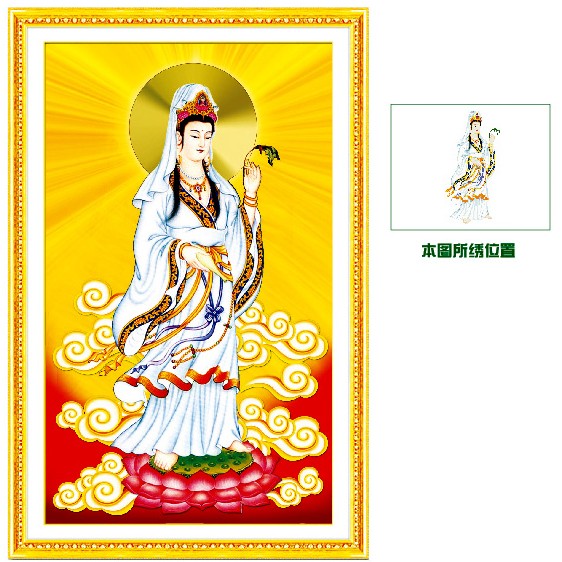 Tranh Đính Đá Phật, Chúa