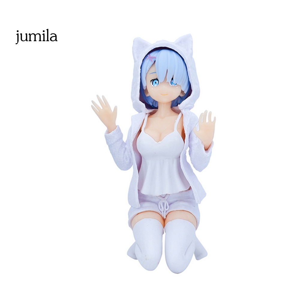 [JU] Mô Hình Nhân Vật Anime Rem Nhiều Màu Đầu Gối Để Sưu Tầm Tư Thế Hobby