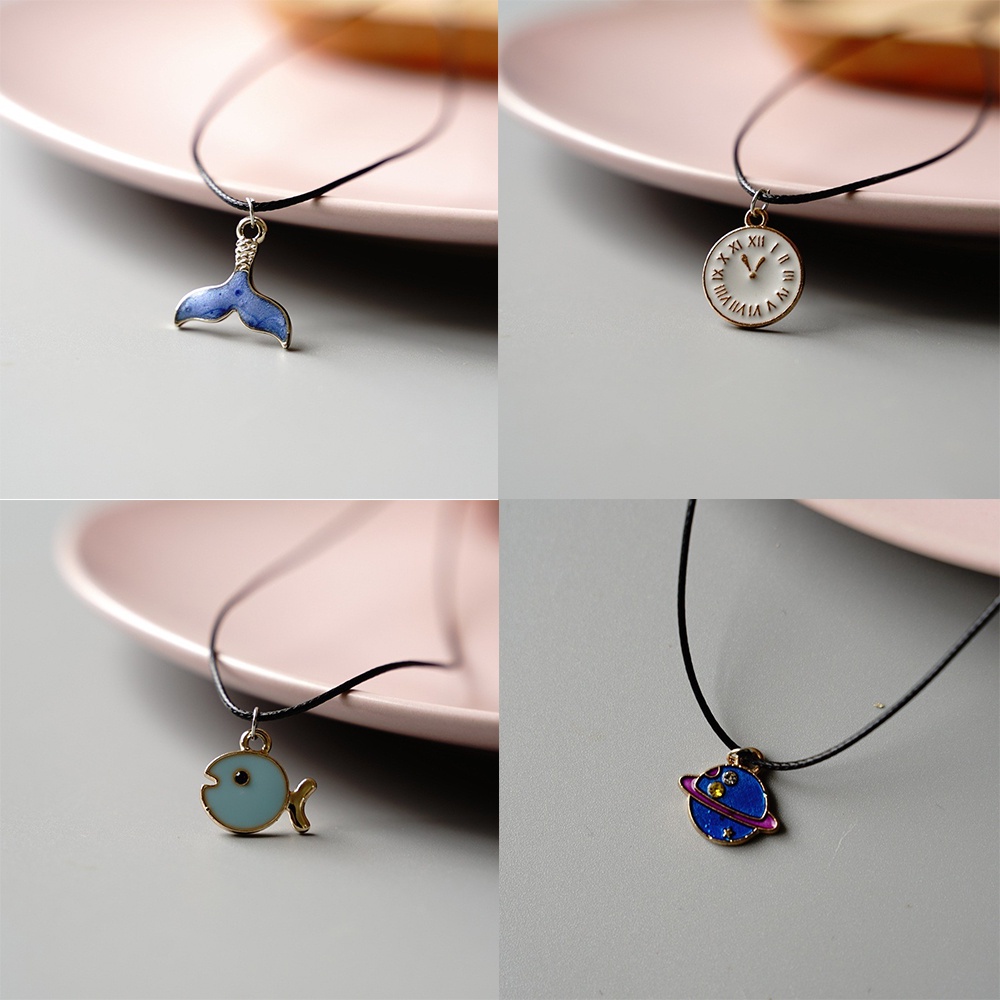 iF YOU Vòng cổ   mặt hoạt hình phong cách Hàn Quốc thời trang cho nữ