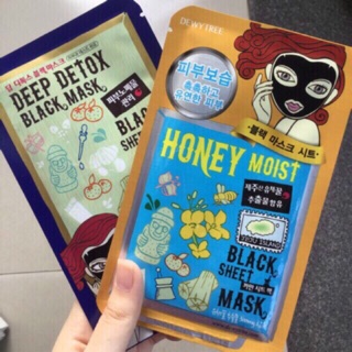 SALE 27/06 Mặt nạ giấy Dewytree Black Mask Korea