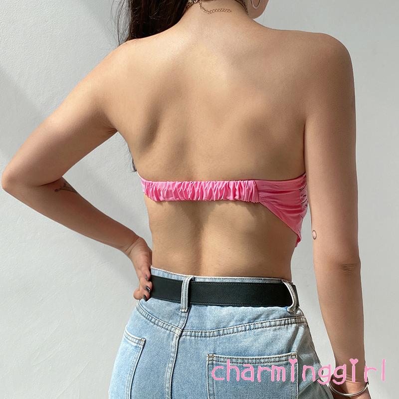 Áo Ống Cúp Ngực In Họa Tiết Hoa Quyến Rũ Dành Cho Nữ