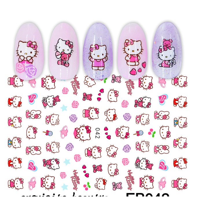 sticker trang trí nail