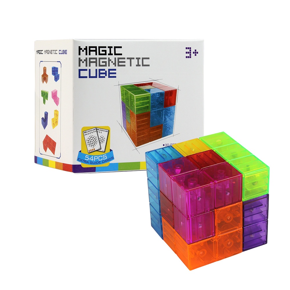 đồ chơi trẻ em Magic Cube Twisty Puzzle for Intelligence Toys Magnetic Building Set Games Toys