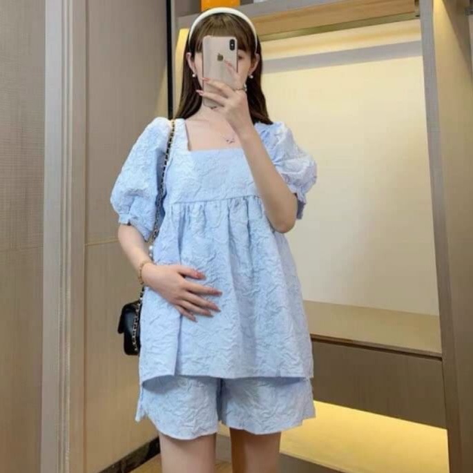 Bộ đồ bầu siêu đẹp siêu xinh ( ảnh thật phía sau)
