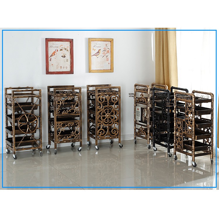 Barber shop xe đẩy