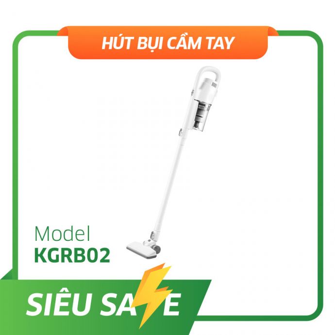 Máy Hút Bụi Cầm Tay Kangaroo KGRB02 - Thiết Kế 2 trong 1 - Đầu Hút Lớn , Đầu Hút Khe Làm Sạch Từng Góc Nhỏ Nhất