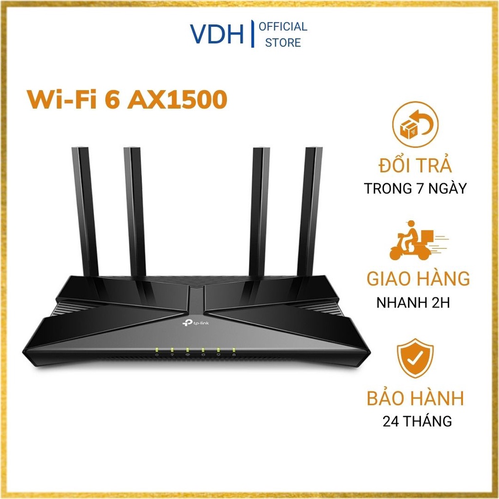 Bộ phát wifi TP-Link Archer AX10, router wifi 6 Chuẩn AX 1500Mpbs - Hàng chính hãng