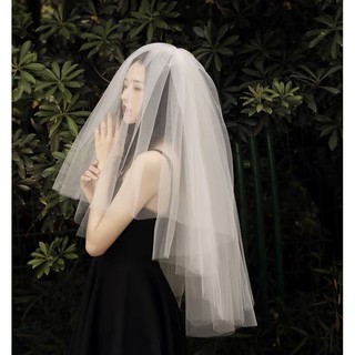 lúp cô dâu voan cài tóc