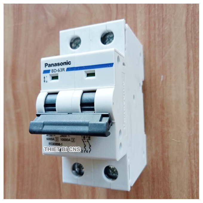 Cầu dao - Aptomat tự động Panasonic 2P 16A - 63A  415VAC/ 6kA -Chính hãng