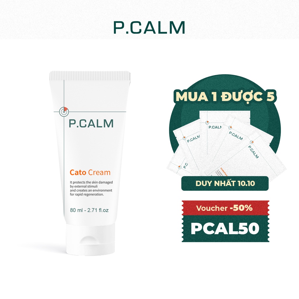 Kem dưỡng ẩm P.Calm Cato Cream 80ml dưỡng da chuyên sâu
