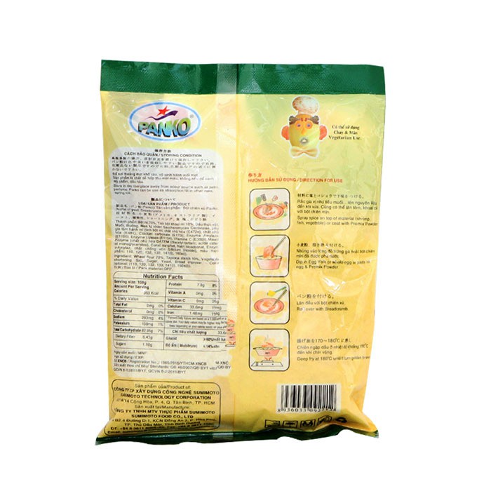 Bột chiên xù Panko vàng gói 1kg