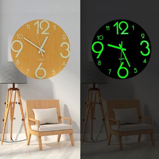 Đồng hồ treo tường dạ quang phong cách sáng tạo